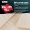 U.S. Art Supply 10-Ounce Unprimed Canvas Roll, 63" Wide x 18' Long (6 Yards) - 100% Cotton, Woven, Acid-Free - Unstretched Canvas Rolls for Painting, Murals, & DIY Crafts